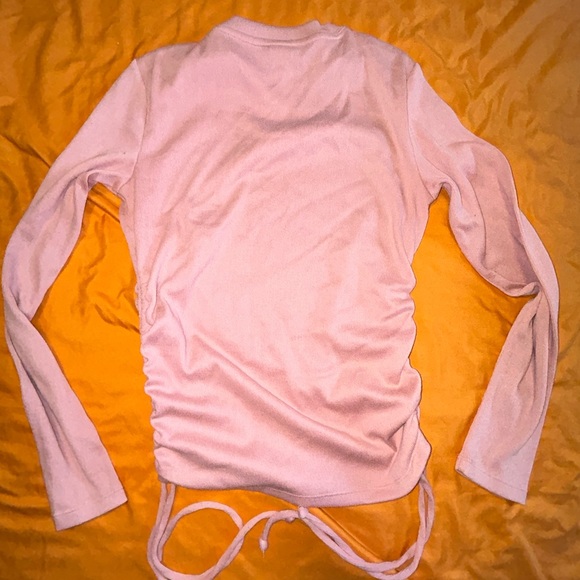 A new day size XS cinching sides long sleeve light sweater pink - Picture 5 of 5